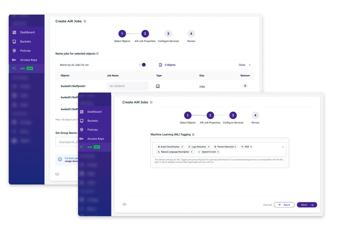Wasabi AiR Interface