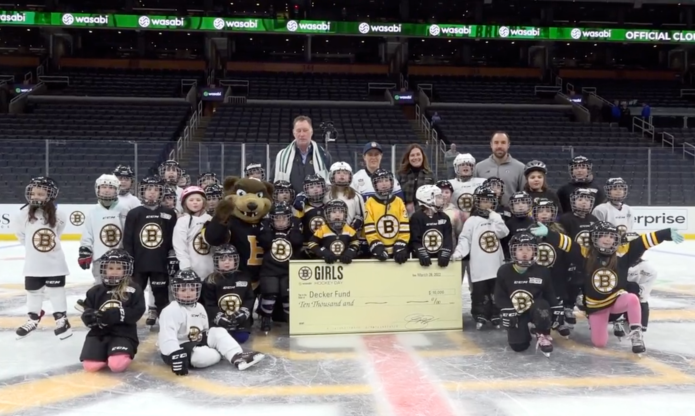 Bruins Girls Hockey Day