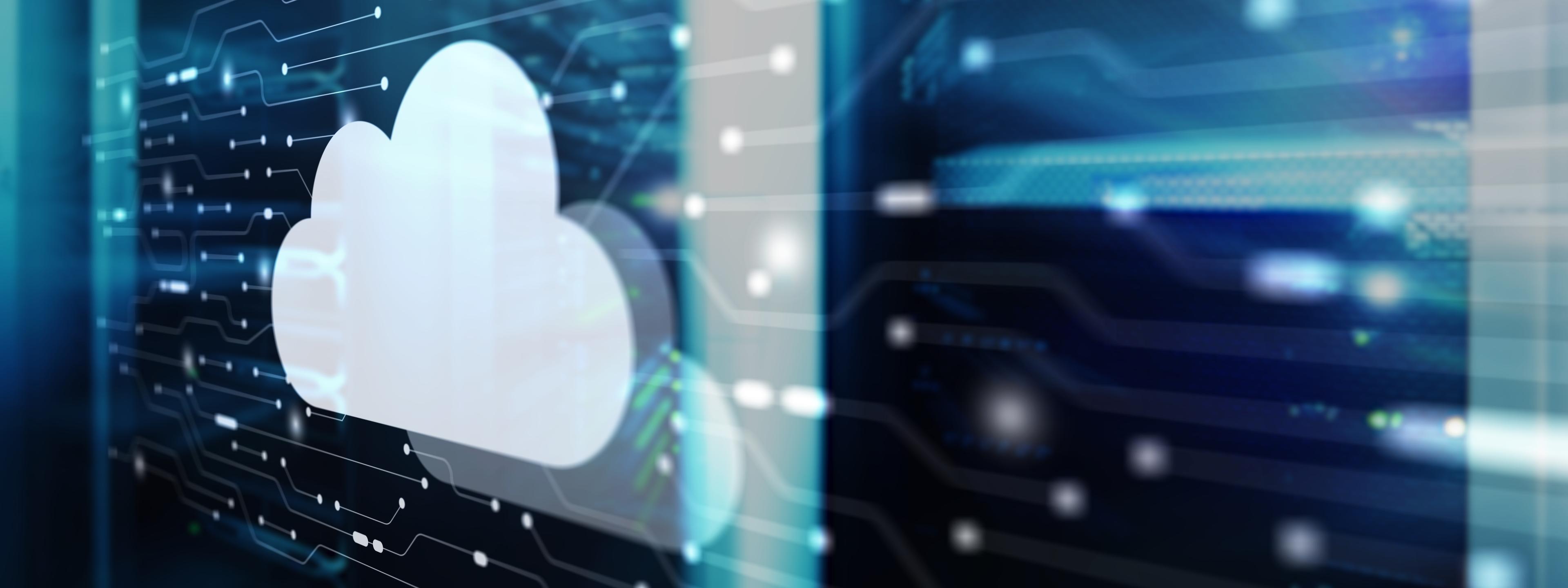 cloud storage server room