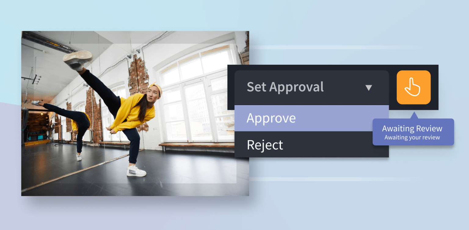 image approval in iconik platform